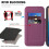 Compatible with iPhone 17 Pro Max Case, 6.9" Flip PU Leather Wallet with RFID Blocking & MagSafe 4