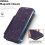 Compatible with iPhone 17 Pro Max Case, 6.9" Flip PU Leather Wallet with RFID Blocking & MagSafe 6