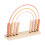Wooden Abacus Counting Beads Frame Educational Toy Pink 2