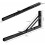 22" Heavy Duty Folding Shelf Brackets, Black, 330lb Max Load, Pack of 2 6