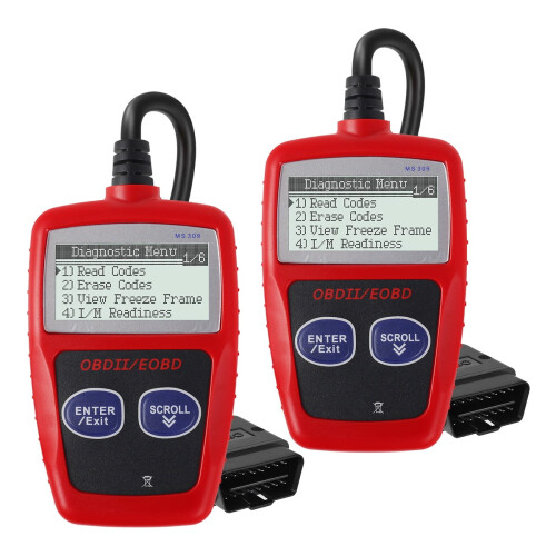 2Pcs Car Fault Code Reader - Accurate Engine Diagnostic Scanner Multifunctional OBD2 Scanner 2