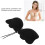 Silicone Strapless Wireless Push-Up Bra Black B Cup 8