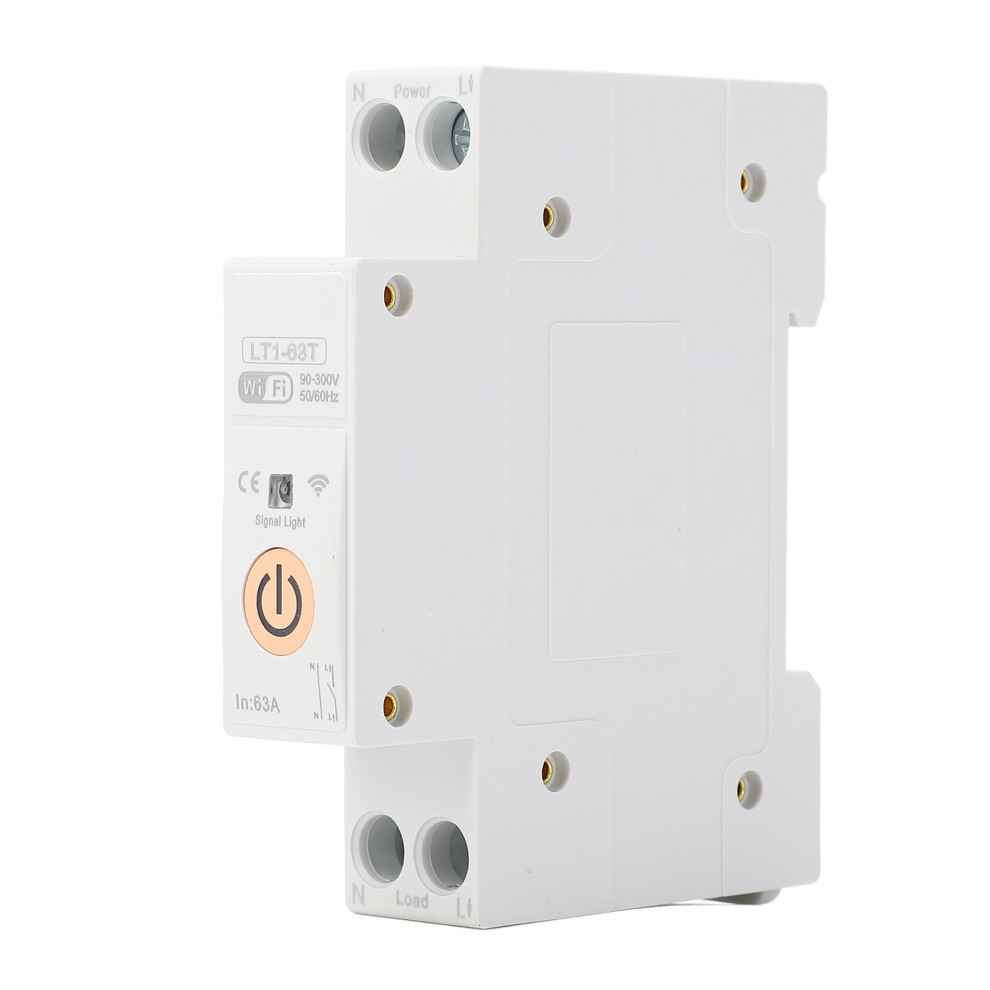 Wifi Smart Circuit Breaker 63A Din Rail Timer App Voice Control 9461390910811