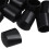 Rubber Caps 80-Piece Black Rubber Tube Ends 10mm Round 8