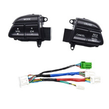 Car Steering Wheel Audio Control Button Cruise Control with Wiring Harness for Accord 2008-2012