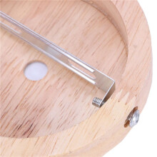 6X Lamp Base Concise Style Modern Ceiling Plate Wooden Ceiling Holder E27 Lamp Fitting Chandelier Base Φ100mm Screw