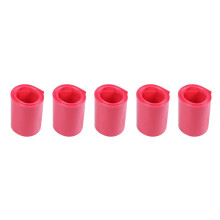 5pièces 2M 50mm Largeur PVC Thermoretractable Tube Rouge pour 2 x 18650 Batterie