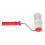 7-Inch Brick Roller Paint Tool Red+White Plastic Wall Decor DIY 3