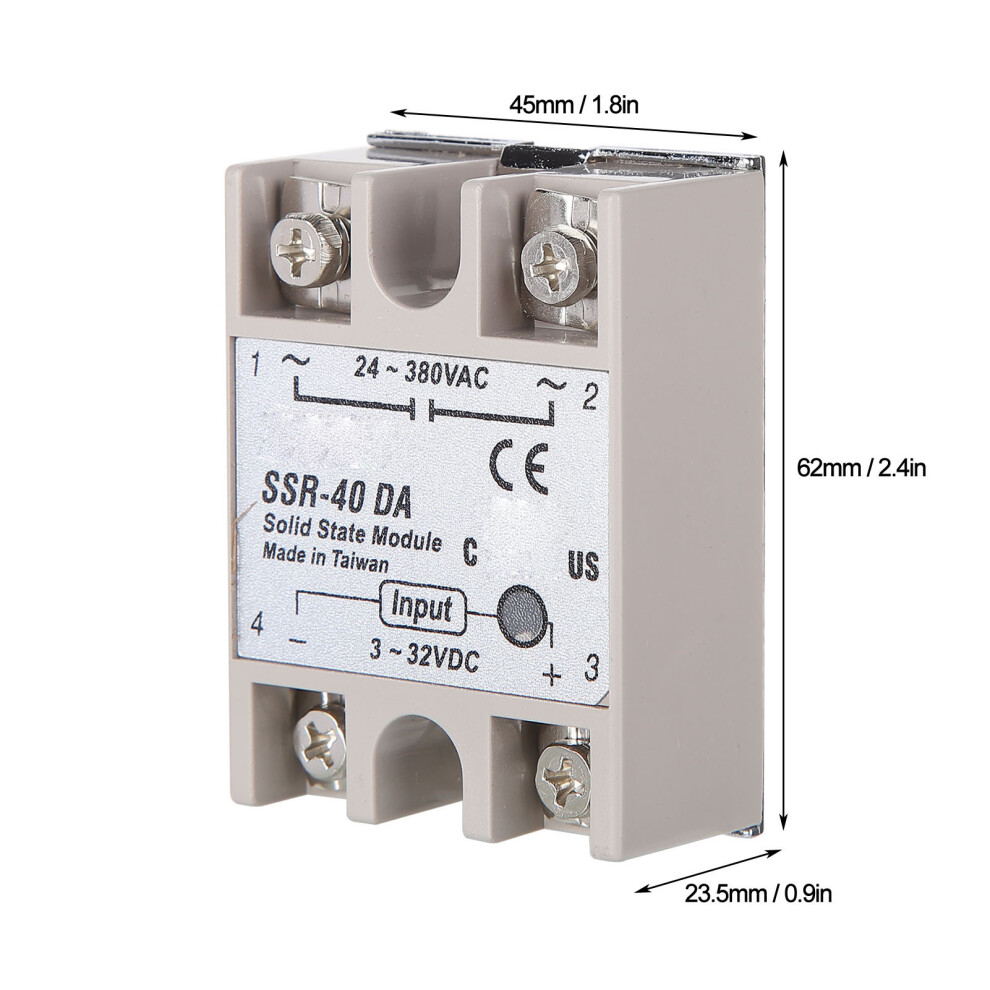 Silicone Heated Pad 450W 220V with SSR Relay for