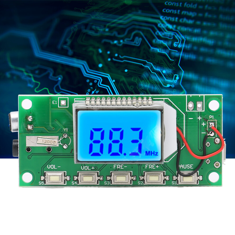 Digital Fm Transmitter Module 87-108Mhz 500Mw With Lcd Display 8321390912035