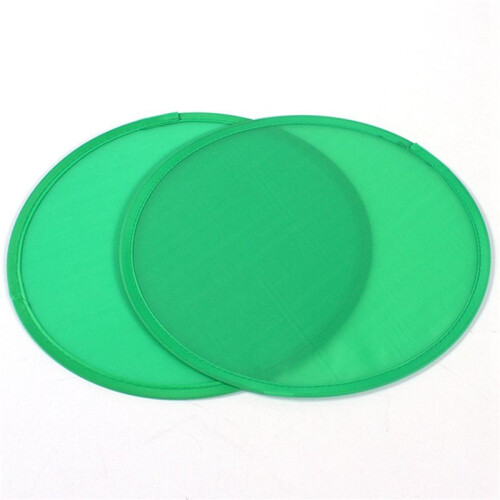 3X Foldable Round Fan-Green 1