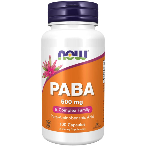 NOW Foods NOW Foods PABA 500mg Vitamin B Support