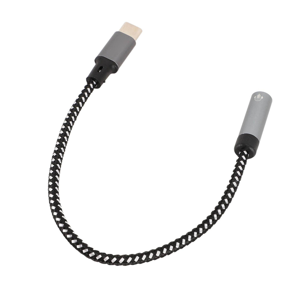 Type C To 3.5Mm Audio Adapter For S24 S23 S22 S21 Ultra, 20Cm Woven Mesh 8141390912794