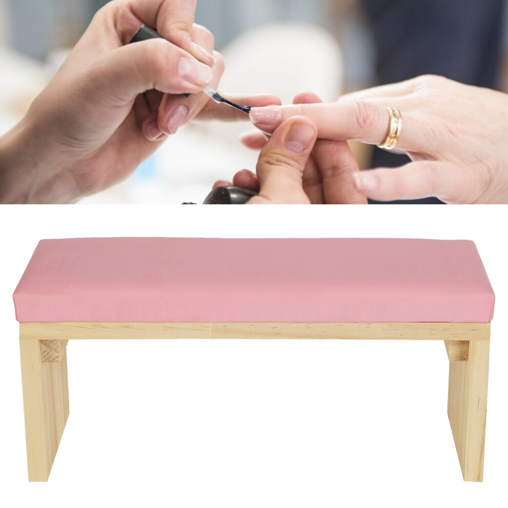 Pink Soft Pu Leather Nail Art Hand Pillow Â Comfort Cushion For Manicure,