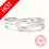 925 Sterling Silver Knot Ring with Zircon 2