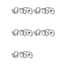 5X for Model Y 2024 Front Bumper Reversing Wiring Harness Belt Fog Lamp Interface 1489045-04-D 148904504D