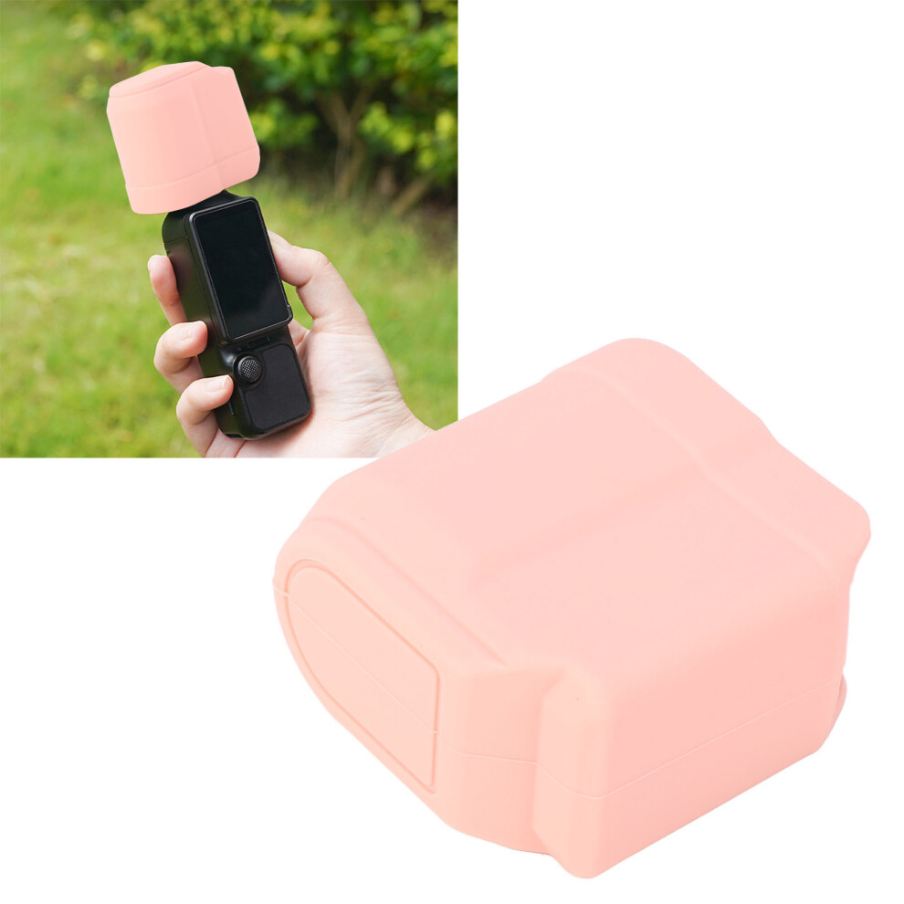Silicone Lens Cover For Pocket 3 Action Camera Dust & Scratch Resistant Pink 7671390913114