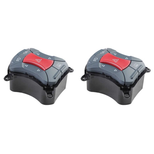 2X Car Emergency Hazard Warning Light  Button for  Tobao 2000-2005 735297542 LHD