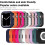 Συμβατό με το XiHAMA Apple Watch Θήκη προφυλακτήρα 38 χιλιοστών – Μαλακή TPU, λεπτό και 4