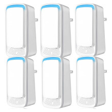 Purificador de Aire de Iones Negativos Enchufable (6 Unidades), Ionizadores Portátiles para el Hogar, el Dormitorio y la Oficina, con Enchufe