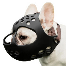Soft Breathable Anti-Biting, Adjustable Fit for Grooming, Walking, Training - Comfortable Snub-Nose Design S