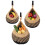 Boho Decor Hanging Wall Baskets Set for Kitchen 3 Pcs Teardrop Baskets with Hooks Storage Fruit Onion Vegetable Potato B 1