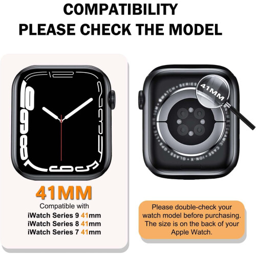 Συμβατό με το XiHAMA Apple Watch Θήκη προφυλακτήρα 38 χιλιοστών – Μαλακή TPU, λεπτό και 1