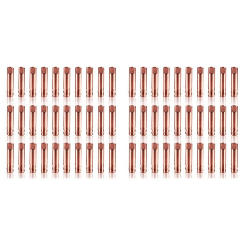 Pontas de Soldagem MIG de 60 Unidades, 11-35 0,035 Polegadas para Pontas de Contato de Soldagem Mig Compatíveis