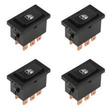4X Samochód 321959855 Elektryczny Przycisk Przełącznika Szyb do MK2 / B2 / T3 Transporter