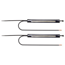 2 Stück 36 LED Flexibles Motorradblinker & Rücklicht Weiß Bernstein 13,21,25 cm