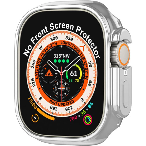 Συμβατό με το XiHAMA Apple Watch Θήκη προφυλακτήρα 38 χιλιοστών – Μαλακή TPU, λεπτό και 2