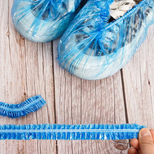 Disposable Non-woven Shoe Covers Breathable 200 Pcs 2