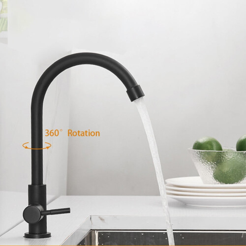 Plastic Steel Kitchen Faucet with Water Purifier Single 2