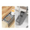 Silicone Couch Cup Holder Armrest Tray Grey 4