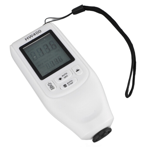 Digital Paint Thickness Gauge 0-2000um Auto Detection, ABS, 3 Units