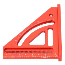Mini Aluminum Carpenter Square Measuring 150mm Triangular Ruler Tool