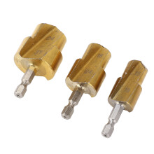 3PCS PVC & PPR Pipe Reamer Bits - High Carbon Steel 19mm 24mm 31mm Sizes