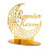 3Pcs Acrílico Eid Mubarak Decoração de Mesa, Ramadan Moon Night Light, Ramadan Mubarak Decoração, Estrela da Lua Ramadan 2