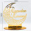3Pcs Acrílico Eid Mubarak Decoração de Mesa, Ramadan Moon Night Light, Ramadan Mubarak Decoração, Estrela da Lua Ramadan 4