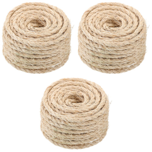 3Rouleaux De Sisal Beige Résistante Pour Scratcher Chat 1