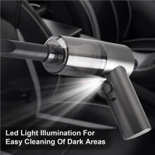 2X Portable Car Vacuum Handheld Vacuum Cordless,Rechargeable Dual Use Wet and Dry Car Cleaning Tool for Kitchen Beauty