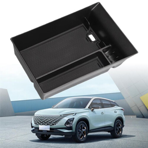 For  Omoda C5 EV 2024 2025 Interior Moulding Central Control Lower Storage Box Armrest Container Wireless Charging 1