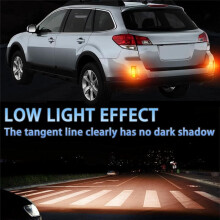 LED Rear Bumper Reflectors Light Fog Lamp Brake Light Tail Lamp for Outback 2010-2014 Accessories
