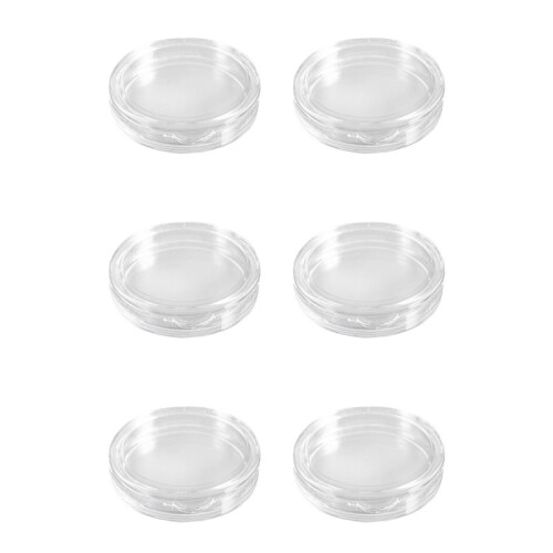 60 Pezzi Scatola Portamonete Piccola In Plastica Trasparente 23Mm