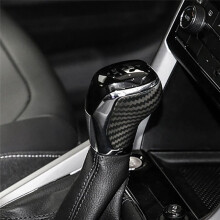 Dry Real Carbon Fiber Car Shift Knob Trim Car Gear Shift Knob Cover for T- Tayron Tacqua