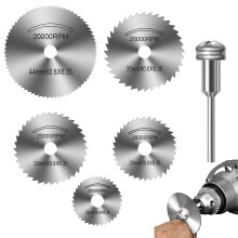 Precisie-accessoires voor roterend gereedschap, snijschijvenset van snelstaal voor nauwkeurig vakmanschap, multifunctionele bladen voor hout,