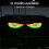 1 Pair LED Car Dynamic Devil Eye Light Sticker USB Car Evil Eyes Warning Lamp Car Windshield  Eye Lights,B 3