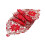2X Corredor de Mesa de Natal, Toalhas de Mesa Bordadas com Folhas de Azevinho Poinsétia para DecoraçõEs de Natal 15 X 59 Polegadas 2
