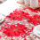 2X Corredor de Mesa de Natal, Toalhas de Mesa Bordadas com Folhas de Azevinho Poinsétia para DecoraçõEs de Natal 15 X 59 Polegadas 4