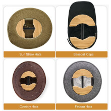 3X Allungatore per Cappelli In Legno, Allungatore per Cappelli, Allarga e Modella Cappelli, Supporto per Cappelli In Legno Massello